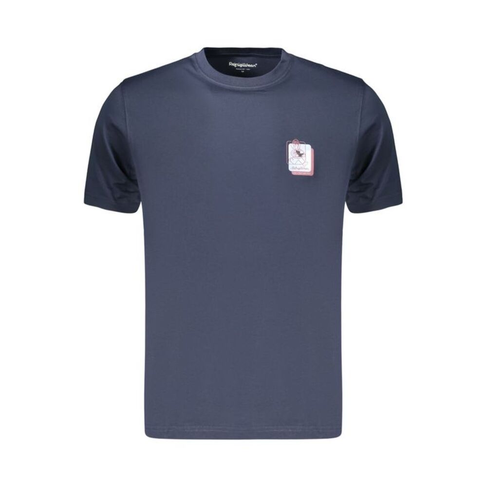 Refrigiwear Blue Cotton Men's Men's T-Shirt